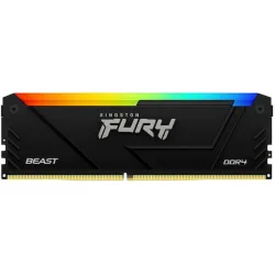 Kingston Fury Beast RGB DDR4 με Module 1x8GB και Ταχύτητα 3600 για Desktop
