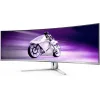 Philips Qdoled Hdr Curved Ultrawide QD-OLED HDR Curved Monitor 48.9" 5120x1440 144Hz με Χρόνο Απόκρισης 0.03ms GTG