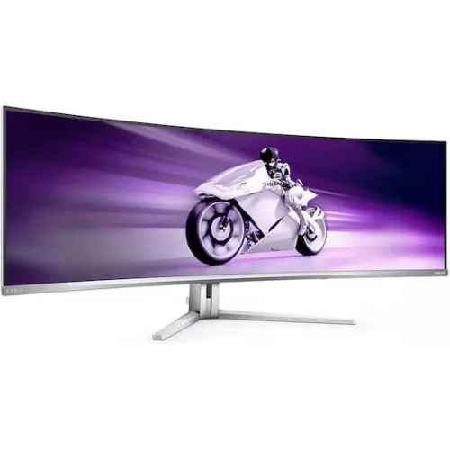 Philips Qdoled Hdr Curved Ultrawide QD-OLED HDR Curved Monitor 48.9" 5120x1440 144Hz με Χρόνο Απόκρισης 0.03ms GTG