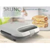 Bruno Τοστιέρα για 2 Τοστ 800W Λευκή