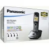 Panasonic KX-TG2511 Ασύρματο Τηλέφωνο με Ελληνικό Μενού Metallic Gray