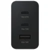 Samsung Φορτιστής Χωρίς Καλώδιο με Θύρα USB-A και 2 Θύρες USB-C 65W Power Delivery Μαύρος (Fast)