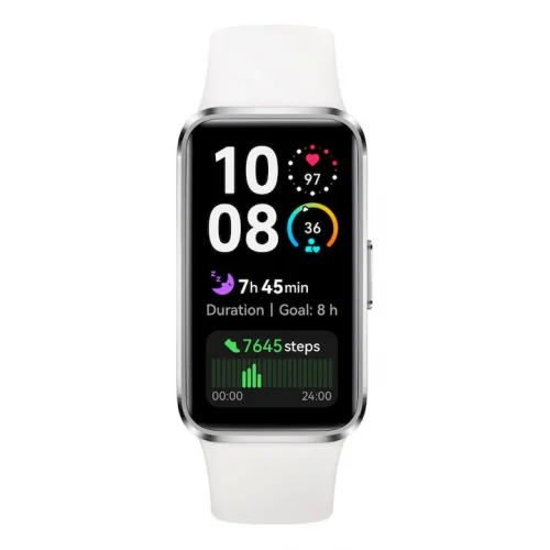 Huawei Band 10 Αδιάβροχο με Παλμογράφο Λευκό