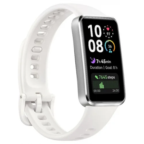 Huawei Band 10 Αδιάβροχο με Παλμογράφο Λευκό