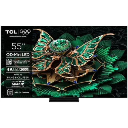 TCL Smart Τηλεόραση 55" 4K UHD Mini LED C7K HDR (2025) 55C7K