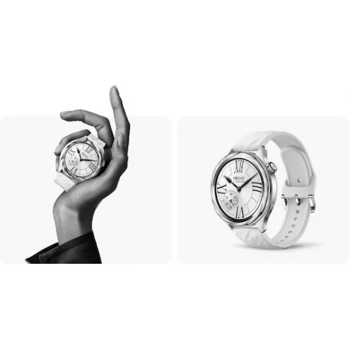 Xiaomi Watch S4 Aluminium 47mm Αδιάβροχο με Παλμογράφο (Ασημί)