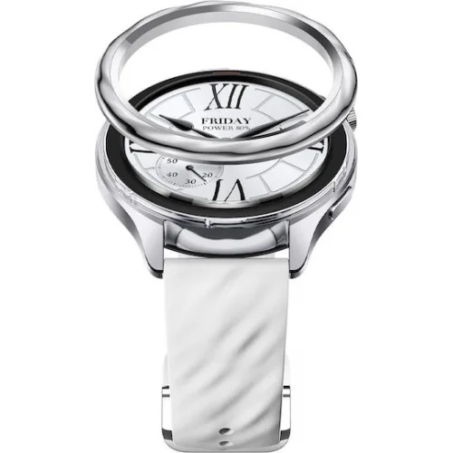 Xiaomi Watch S4 Aluminium 47mm Αδιάβροχο με Παλμογράφο (Ασημί)