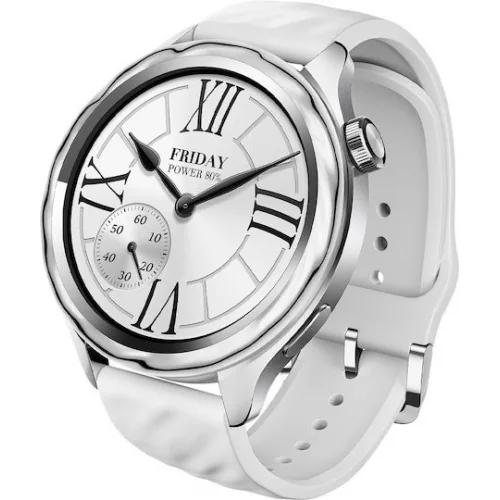 Xiaomi Watch S4 Aluminium 47mm Αδιάβροχο με Παλμογράφο (Ασημί)