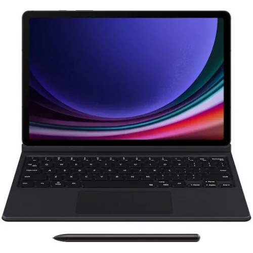 Samsung Flip Cover με Πληκτρολόγιο στα Ελληνικά Μαύρη (Galaxy Tab S9)