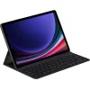 Samsung Flip Cover με Πληκτρολόγιο στα Αγγλικά US Μαύρη (Galaxy Tab S9+)