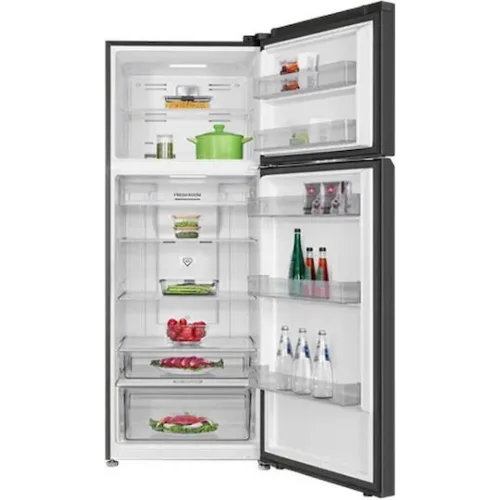 TCL Ψυγείο Δίπορτο 465lt Total NoFrost Υ185xΠ70.6xΒ68.6εκ. Inox RP465TSE1