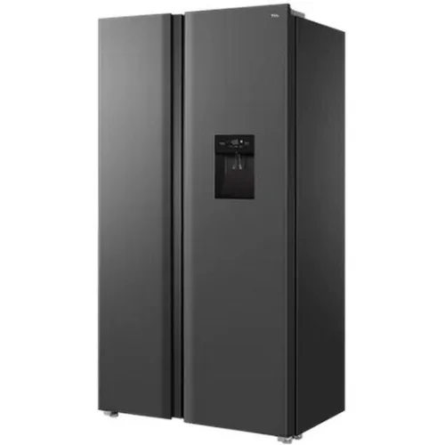 TCL Ψυγείο Ντουλάπα 631lt Total NoFrost Υ176.8xΠ92xΒ73.5εκ. Ασημί RP631SSE1