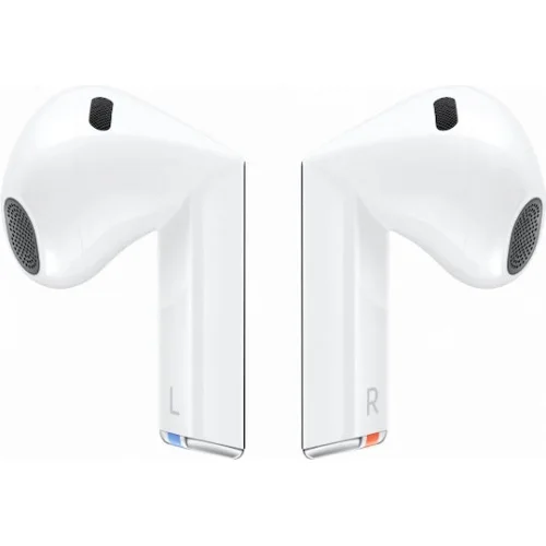 Samsung Galaxy Buds3 Bluetooth Handsfree Ακουστικά με Αντοχή στον Ιδρώτα και Θήκη Φόρτισης Λευκά