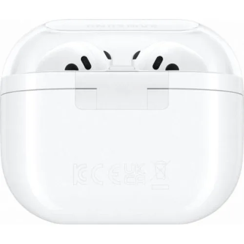 Samsung Galaxy Buds3 Bluetooth Handsfree Ακουστικά με Αντοχή στον Ιδρώτα και Θήκη Φόρτισης Λευκά