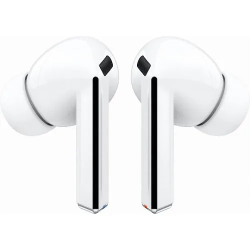 Samsung Galaxy Buds3 Pro Bluetooth Handsfree Ακουστικά με Αντοχή στον Ιδρώτα και Θήκη Φόρτισης Λευκά