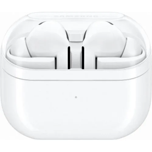 Samsung Galaxy Buds3 Pro Bluetooth Handsfree Ακουστικά με Αντοχή στον Ιδρώτα και Θήκη Φόρτισης Λευκά