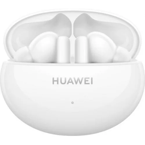 Huawei Freebuds 5i Bluetooth Handsfree Ακουστικά με Αντοχή στον Ιδρώτα και Θήκη Φόρτισης Ceramic White