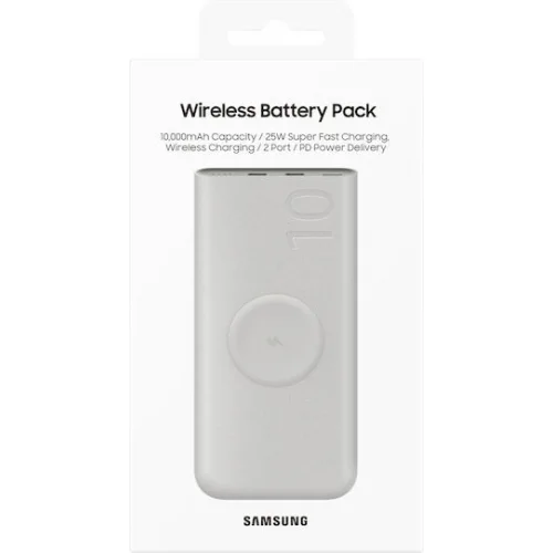 Samsung U2510 Power Bank 10000mAh 25W με 2 Θύρες USB-C Power Delivery Μπεζ