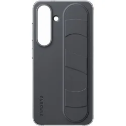 Samsung Standing Grip Back Cover Σιλικόνης Μαύρο (SAMSUNG S25)