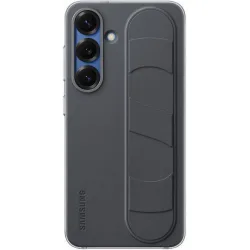 Samsung Standing Grip Back Cover Σιλικόνης Μαύρο (SAMSUNG S25)