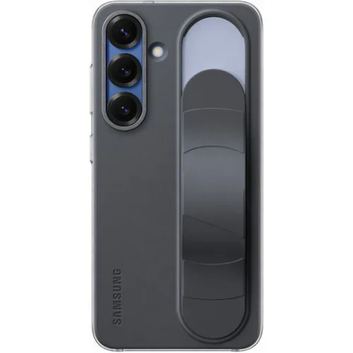 Samsung Standing Grip Back Cover Σιλικόνης Μαύρο (SAMSUNG S25)