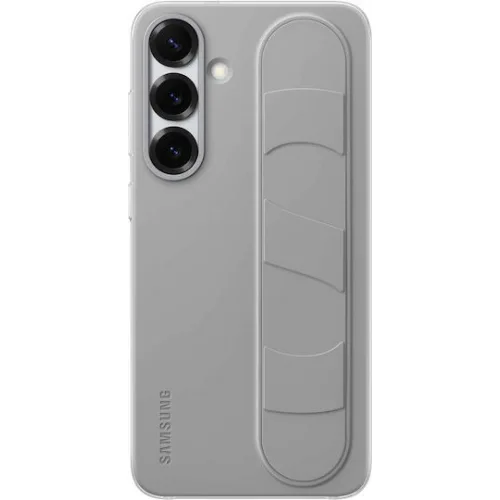 Samsung Standing Grip Back Cover Σιλικόνης Γκρι (Galaxy S25)