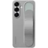 Samsung Standing Grip Back Cover Σιλικόνης Γκρι (Galaxy S25)