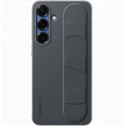 Samsung Standing Grip Back Cover Σιλικόνης Μαύρο (Galaxy S25+)