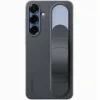 Samsung Standing Grip Back Cover Σιλικόνης Μαύρο (Galaxy S25+)