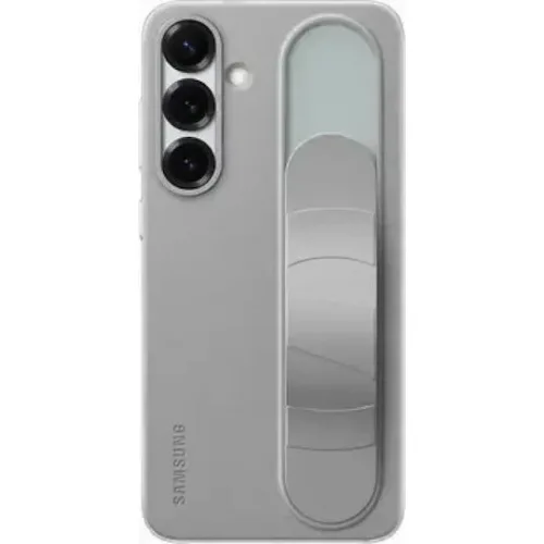 Samsung Standing Grip Back Cover Σιλικόνης Γκρι (Galaxy S25+)