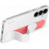 Samsung Standing Grip Back Cover Σιλικόνης Λευκό (Galaxy S25+)