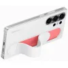Samsung Standing Grip Back Cover Σιλικόνης με Λουράκι Λευκό (Galaxy S25 Ultra)