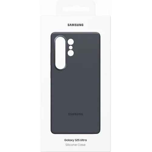 Samsung Back Cover Σιλικόνης Μαύρο (Galaxy S25 Ultra)