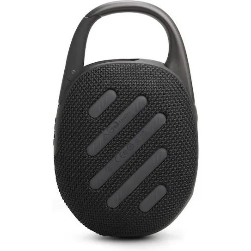JBL Clip 5 Αδιάβροχο Ηχείο Bluetooth 7W με Διάρκεια Μπαταρίας έως 12 ώρες Μαύρο