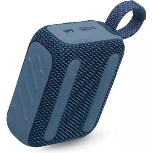 JBL Go 4 Αδιάβροχο Ηχείο Bluetooth 4.2W με Διάρκεια Μπαταρίας έως 7 ώρες Μπλε
