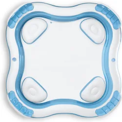 Intex Swim Center Τετράγωνη Πισίνα PVC Φουσκωτή 229x229x66εκ. Μπλε