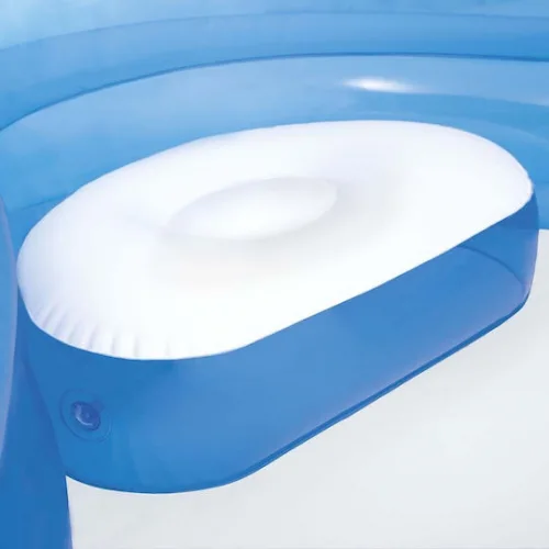 Intex Swim Center Τετράγωνη Πισίνα PVC Φουσκωτή 229x229x66εκ. Μπλε
