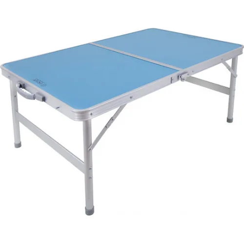 Escape Τραπέζι Αλουμινίου για Camping Πτυσσόμενο σε Βαλιτσάκι 90x60x70cm Μπλε