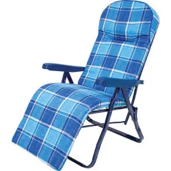 Escape Ξαπλώστρα-Πολυθρόνα Παραλίας με Ανάκλιση 6 Θέσεων Μπλε 105εκ.