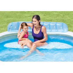 Intex Swim Center Πισίνα Φουσκωτή 224x216x76εκ. Μπλε 224x216x76εκ.