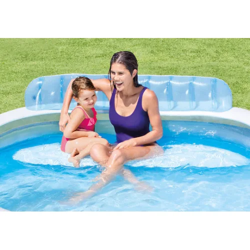 Intex Swim Center Πισίνα Φουσκωτή 224x216x76εκ. Μπλε 224x216x76εκ.