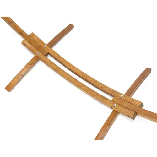 Escape Βάση Αιώρας από Ξύλο σε Καφέ Χρώμα 316x120x120cm