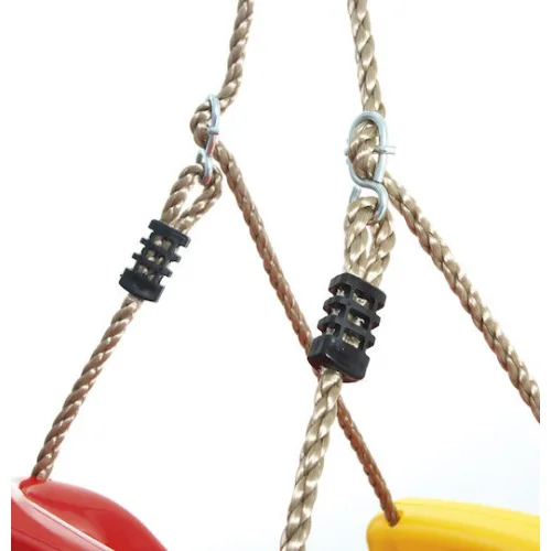 AMILA Κούνια με Προστατευτικό και Ζώνη Ασφαλείας Πλαστική για 1+ Ετών Κόκκινη