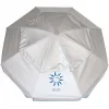 Escape Ομπρέλα Θαλάσσης Αλουμινίου Διαμέτρου 2m με UV Προστασία και Αεραγωγό Silver/Blue 8τμχ