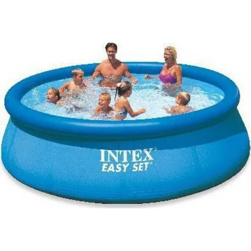 Intex Easy Set Στρογγυλή Πισίνα Φουσκωτή 366x76εκ. Μπλε Intex Easy Set Στρογγυλή Πισίνα Φουσκωτή 366x76εκ. Μπλε