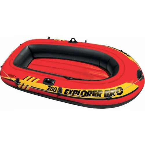 Intex Εxplorer Pro 200 Φουσκωτή Βάρκα 2 Ατόμων Πορτοκαλί 196x102εκ.