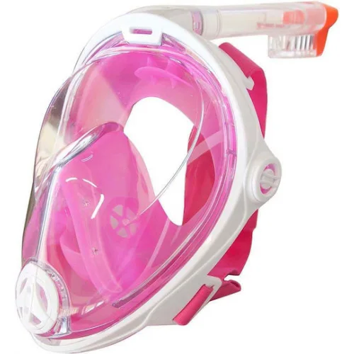 Escape Μάσκα Θαλάσσης Σιλικόνης Full Face L/XL σε Ροζ χρώμα