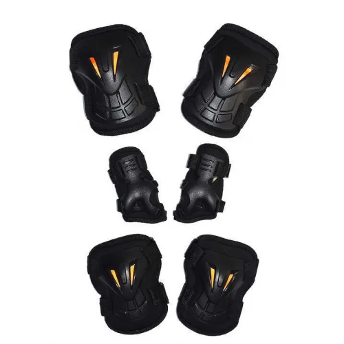 AMILA Σετ Προστατευτικών για Rollers Μαύρο