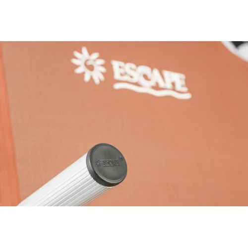 Escape Καρεκλάκι Παραλίας Αλουμινίου με Ψηλή Πλάτη Πορτοκαλί