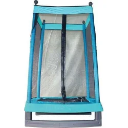 AMILA Τραμπολίνο Παιδικό 127x127εκ. με Προστατευτικό Δίχτυ